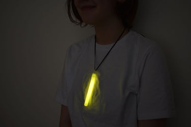 4 inch 10mm Yellow Glow Sticks- 50 Per Package
